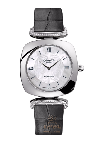 Glashutte Ladies Watch 1-03-02-05-12-31 31 mm Stainless steel Case White Dial