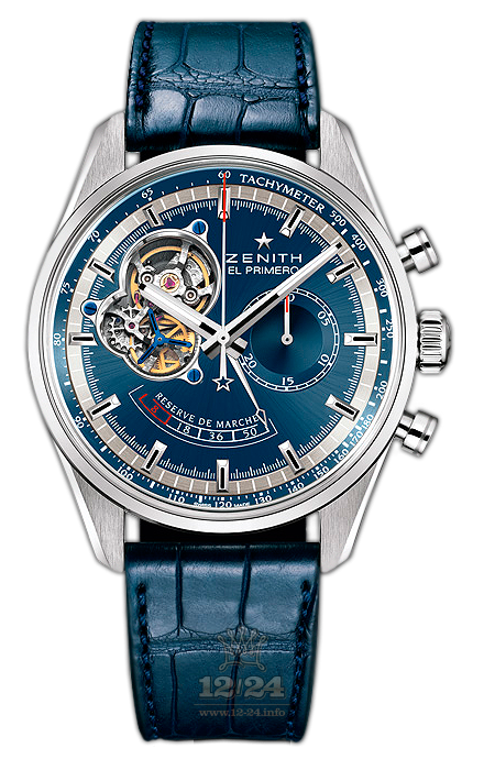 Zenith El Primero Watch 03.2085.4021/51.C700 42 mm Stainless steel Case Dark blue Dial
