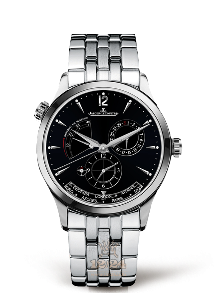 Jaeger-LeCoultre Master Watch 1428171 39 mm Stainless steel Case Black Dial