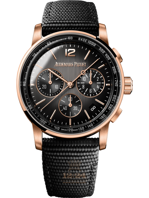 Audemars Piguet Code 11.59 Watch 26393NR.OO.A002KB.01 41 mm Pink gold Case Black Dial