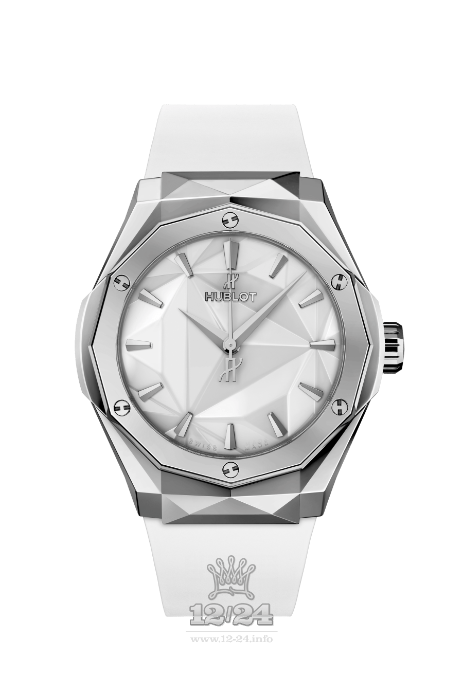 Hublot Classic Fusion Watch 550.NS.2200.RW.ORL20 40 mm Titanium Case White Dial