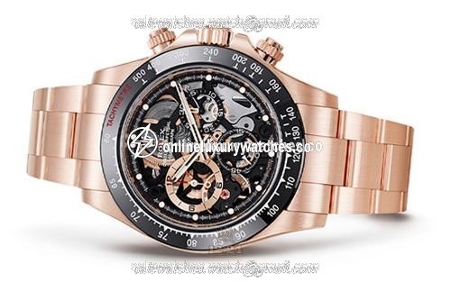 Rolex Cosmograph Daytona Watch 116505 La Barrichello 40 mm Pink gold DLC coating Ceramics Case Black Dial