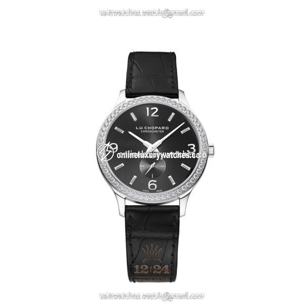 Chopard L.U.C Watch 171948-1001 40 mm White gold Case Black Dial