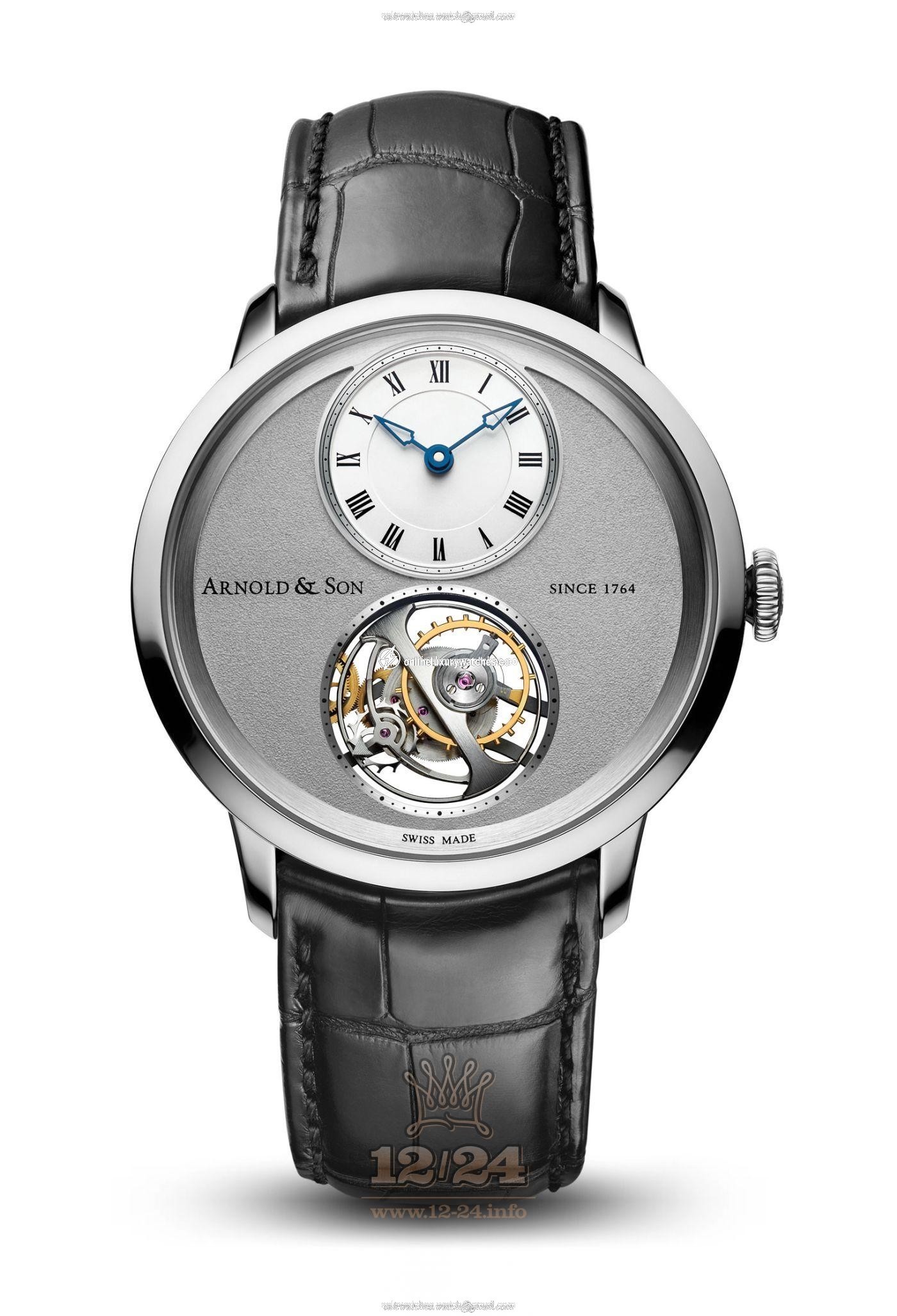 Arnold Son Instrument Collection Watch 1UTAG.S04A.C121G Palladium Case Gray Dial