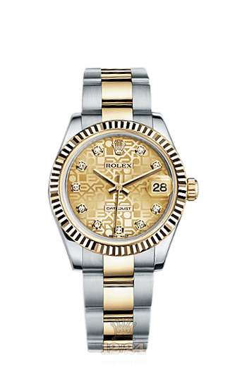 Rolex Lady-Datejust Watch 178273-0043 31 mm Steel / Yellow gold Case Golden Dial