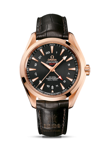 Omega Aqua Terra 150 M Watch 231.53.43.22.06.002 43 mm Pink gold Case Gray Dial