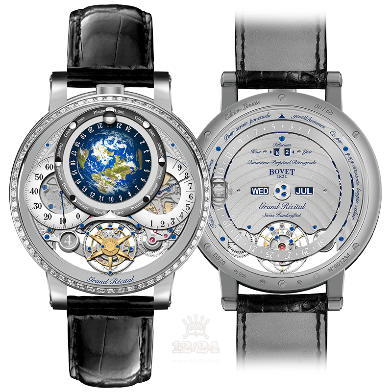 Bovet Dimier Watch R20N002-SD1 46 mm Platinum Case