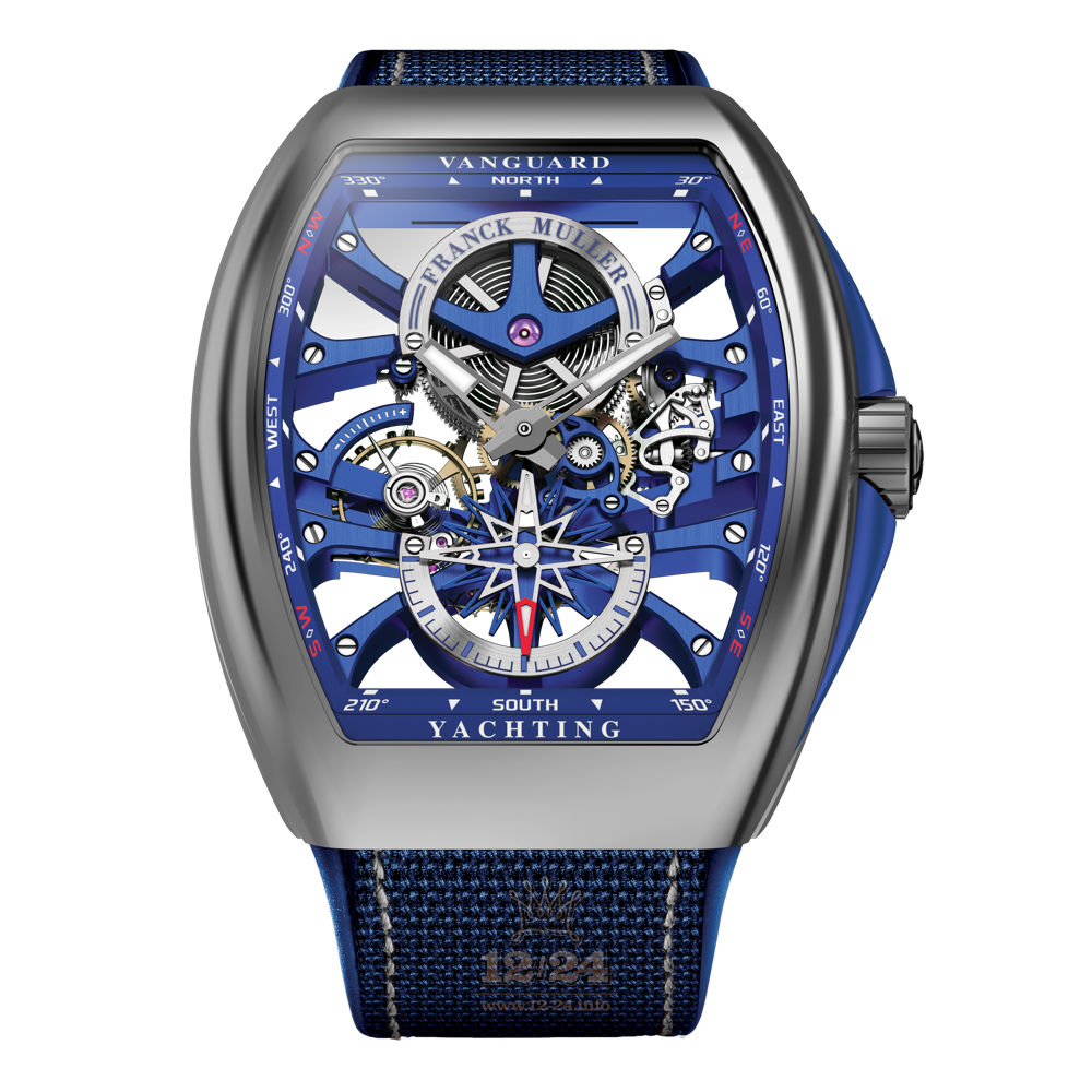 Franck Muller Vanguard Watch V 45 S6 SQT ANCRE YACHT BL 44 mm Stainless steel Case