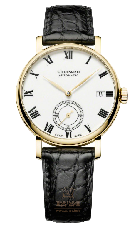 Chopard Classic Watch 161289-0001 38 mm Yellow gold Case White Dial