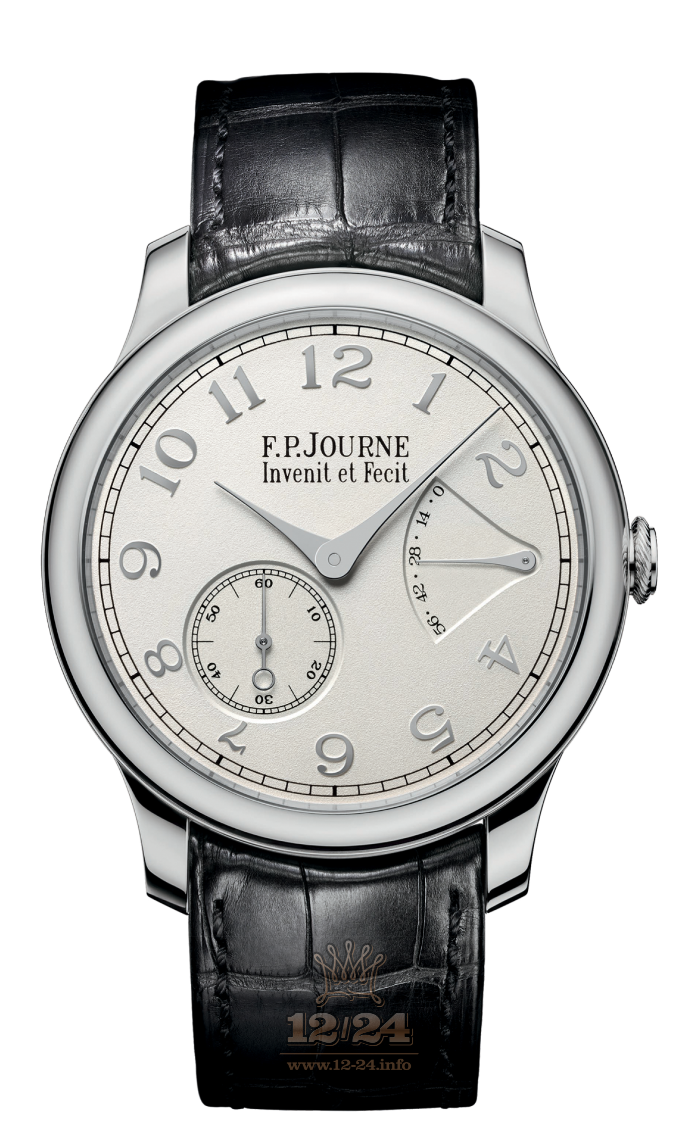 F.P.Journe Souveraine Watch FPJ-Co-Souveraine-ChronoSouverain-AL-ChiffrePl 39 mm Platinum Case White Dial