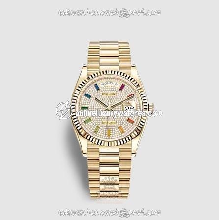 Rolex Day-Date Watch 128238-0051 36 mm Yellow gold Case