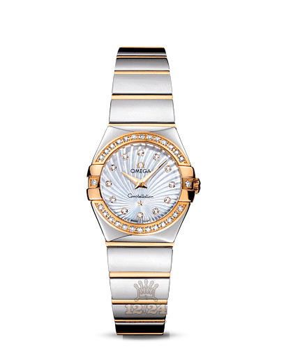 Omega Constellation Watch 123.25.24.60.55.008 24 mm Steel / Yellow gold Case White Dial