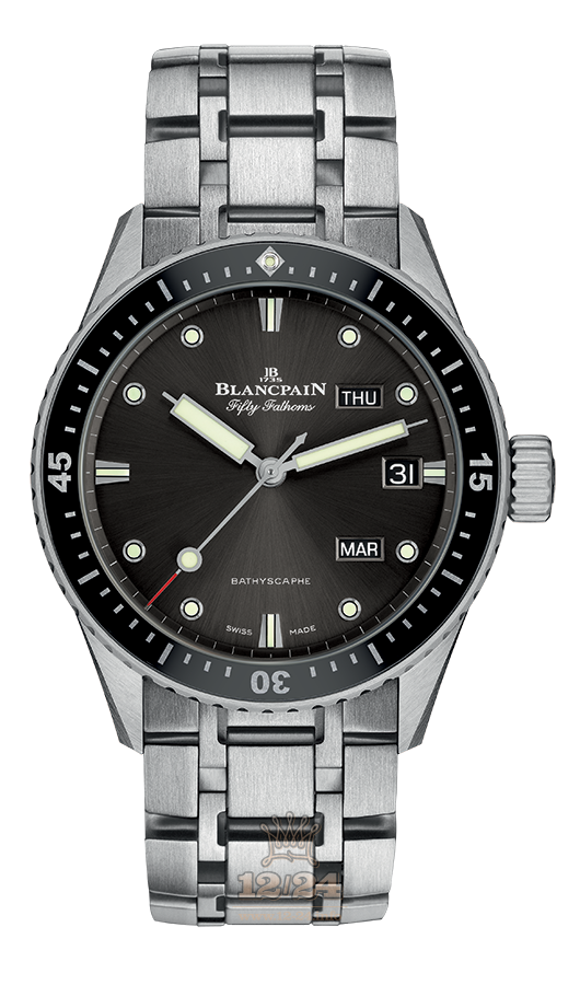Blancpain Fifty Fathoms Watch 5071-1110-70B 43 mm Stainless steel Ceramics Case Gray Dial