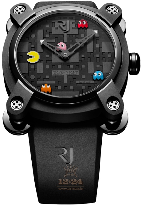 Romain Jerome Collaborations Watch RJ.M.AU.IN.009.03 46 mm Stainless steel PVD coating Case Black Dial