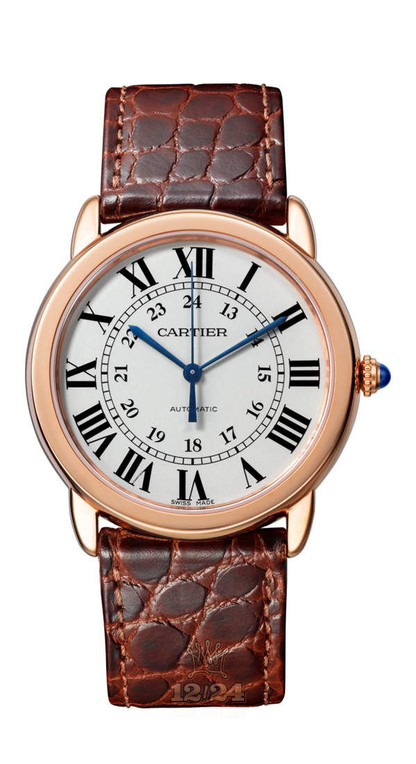 Cartier Ronde de Cartier Watch W2RN0008 36 mm Steel / Pink gold Case Silver Dial