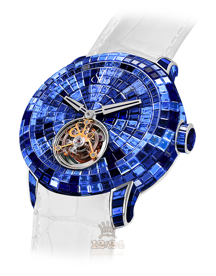 Jacob & Co High Jewelry Masterpieces Watch CV201.30.CB.CB.A 47 mm White gold Case Dark blue Dial