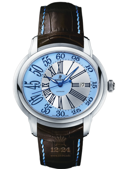 Audemars Piguet Millenary Watch 15320BC.OO.D093CR.01 45 mm White gold Case Silver Blue Dial