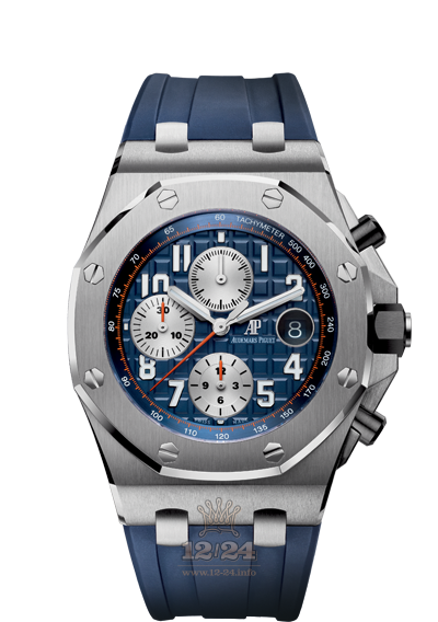 Audemars Piguet Royal Oak Offshore Watch 26470ST.OO.A027CA.01 42 mm Stainless steel Case Dark blue Dial