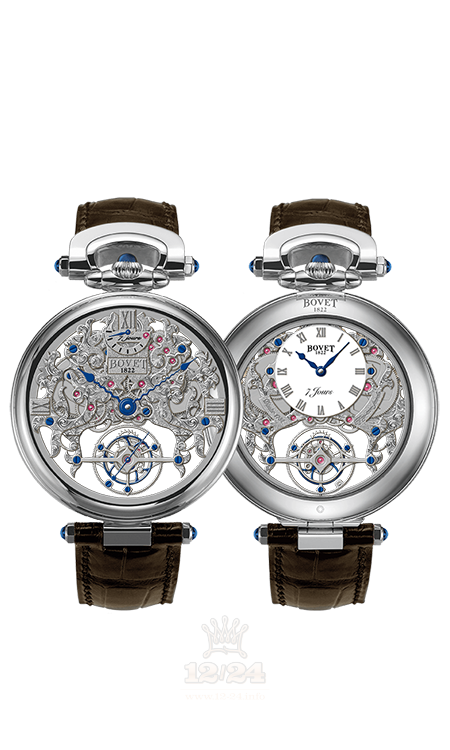 Bovet Fleurier Grandes Complications Watch AIFSQ022 45 mm White gold Case Silver Dial