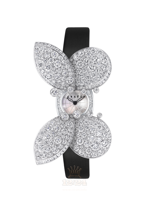 Graff Butterfly Watch PBF23WGDDD White gold Case White Dial