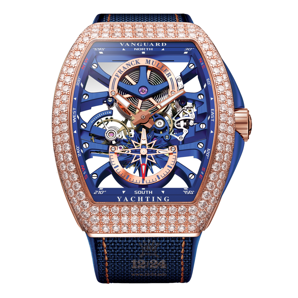 Franck Muller Vanguard Watch V 45 S6 SQT ANCRE YACHT D 5N 44 mm Pink gold Case