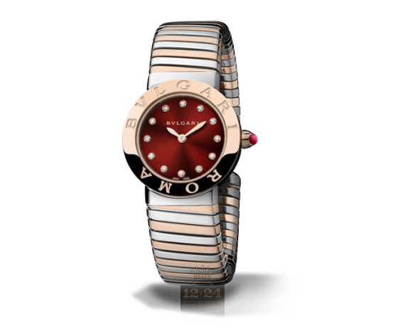 Bvlgari Bvlgari Bvlgari Watch 102455 BBL262TC11SPG/12.S 26 mm Steel / Pink gold Case Brown (chocolate) Dial