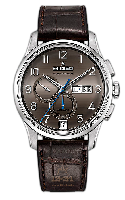 Zenith El Primero Watch 03.2072.4054/18.C711 42 mm Stainless steel Case Gray Silver Dial