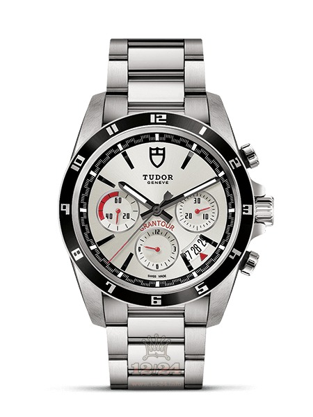 Tudor Grantour Watch M20530N-0002 42 mm Stainless steel Case Silver Dial