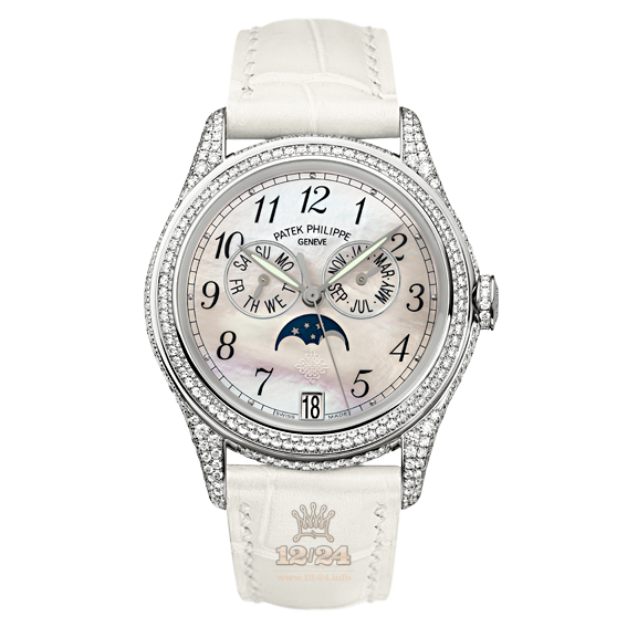 Patek Philippe Complications Watch 4937G-001 37 mm White gold Case White Dial