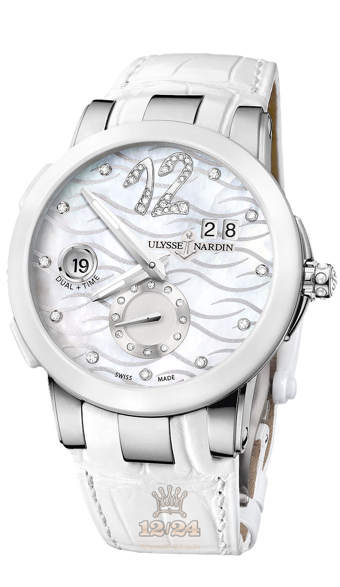 Ulysse Nardin Executive Watch 243-10/691 40 mm Stainless steel Case White Dial