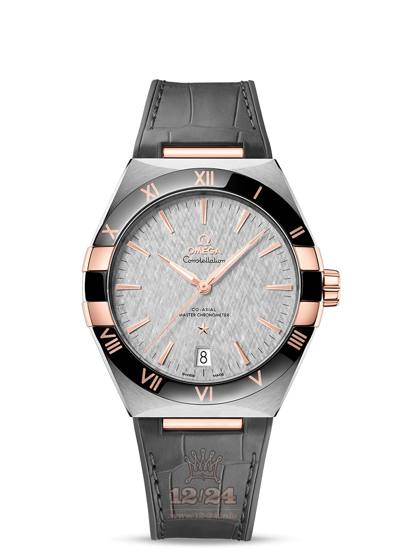 Omega Constellation Watch 131.23.41.21.06.001 41 mm Stainless steel Pink gold Case Gray Dial