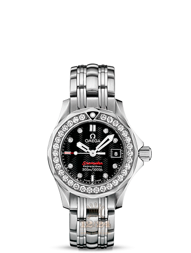 Omega Diver 300 M Watch 212.15.28.61.51.001 28 mm Stainless steel Case Black Dial