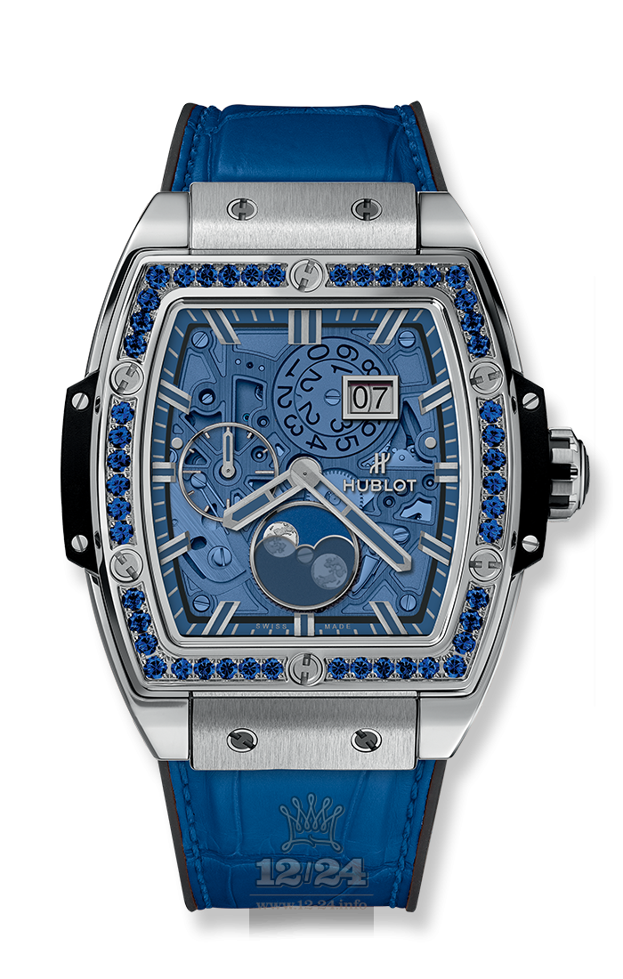 Hublot Spirit Of Big Bang Watch 647.NX.5171.LR.1201 42 mm Titanium Case Dark blue Dial