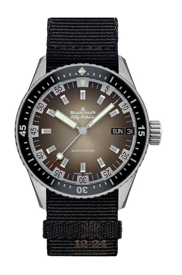 Blancpain Fifty Fathoms Watch 5052-1110-NABA 43 mm Stainless steel Ceramics Case Gray Dial