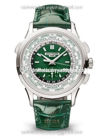 Patek Philippe Complications Watch 5930P-001 40 mm Platinum Case Green Dial