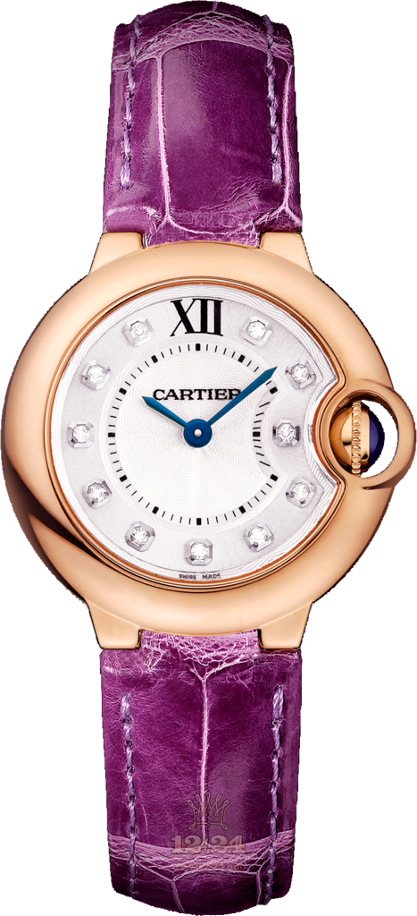 Cartier Ballon Bleu de Cartier Watch WJBB0019 28 mm Pink gold Case Silver Dial