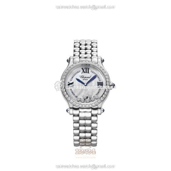 Chopard Happy Sport Watch 278610-3002 33 mm Stainless steel Case White Dial