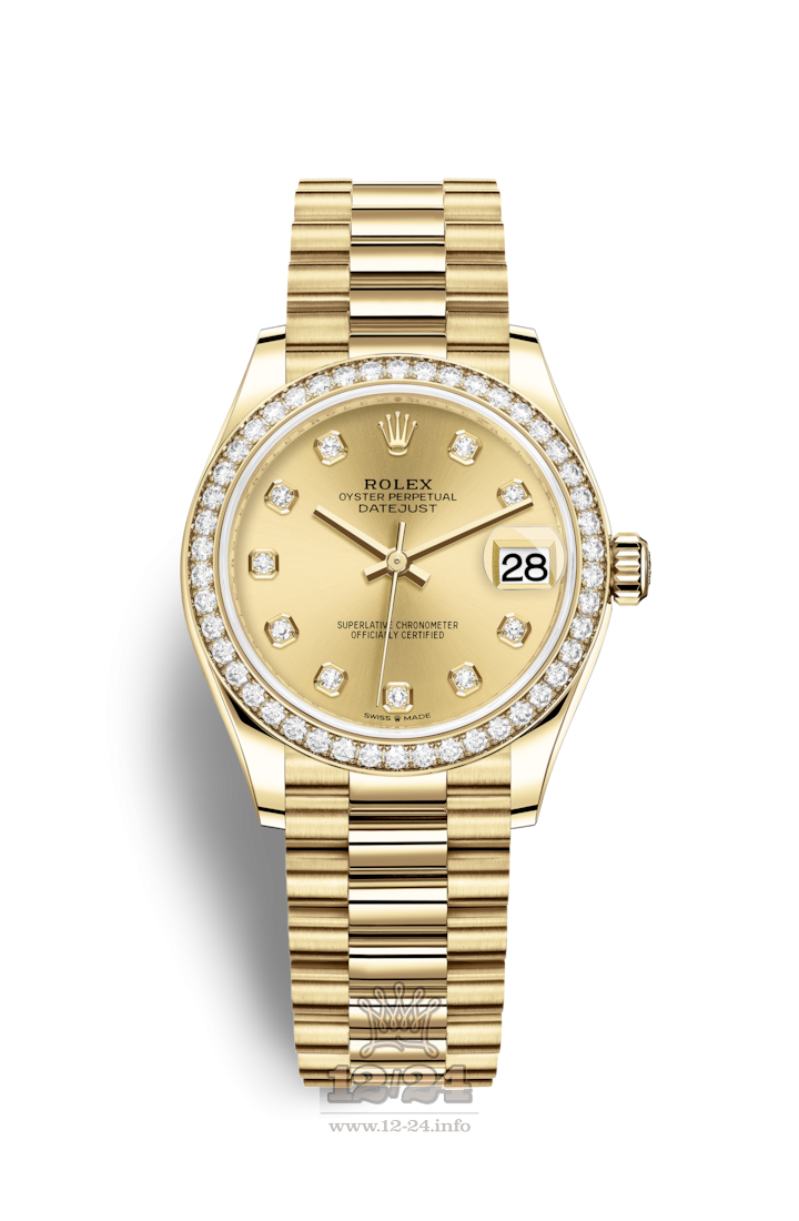 Rolex Datejust Watch 278288rbr-0005 31 mm Yellow gold Case Golden Dial