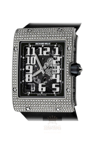 Richard Mille Men's Collection Watch RM 016 WG Full set 50 mm White gold Case