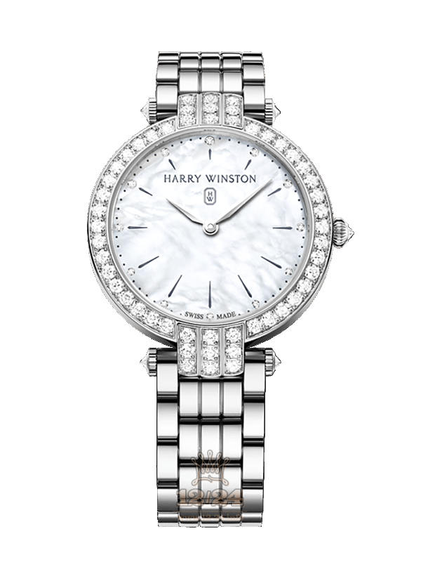 Harry Winston The Premier Collection Watch PRNQHM36WW017 36 mm White gold Case White Dial
