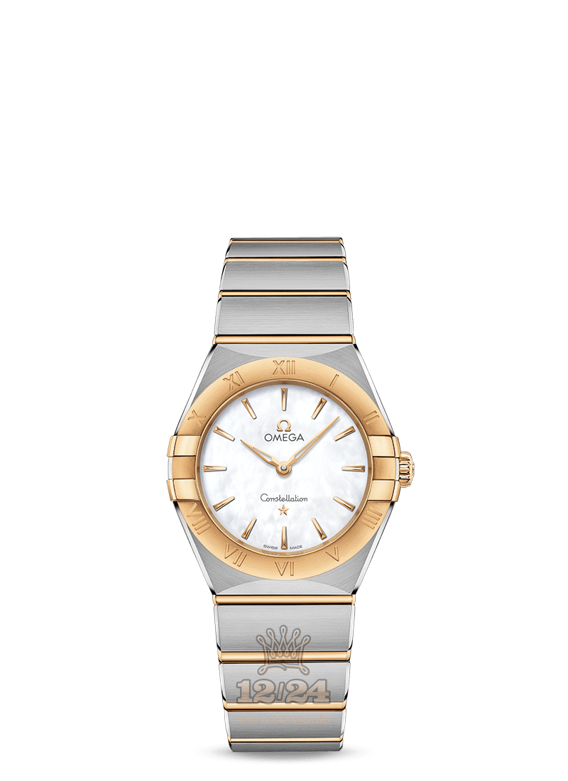 Omega Constellation Watch 131.20.28.60.05.002 28 mm Steel / Yellow gold Case White Dial