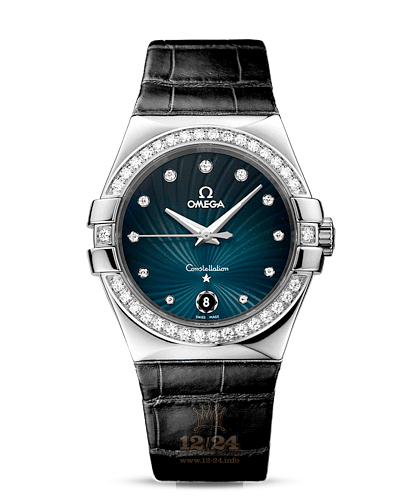 Omega Constellation Watch 123.18.35.60.56.001 35 mm Stainless steel Case Dark blue Dial