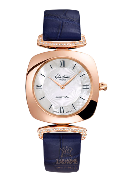 Glashutte Ladies Watch 1-03-02-05-05-30 31 mm Pink gold Case White Dial