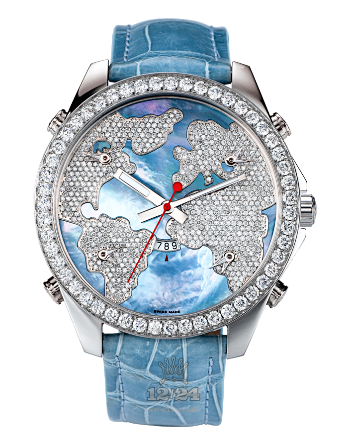 Jacob & Co Iconic Collection Watch JC-47WM 47 mm White gold Case