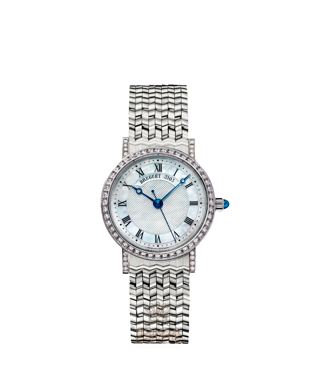 Breguet Classique Watch 8068BB/52/BC0/DD00 30 mm White gold Case White Dial