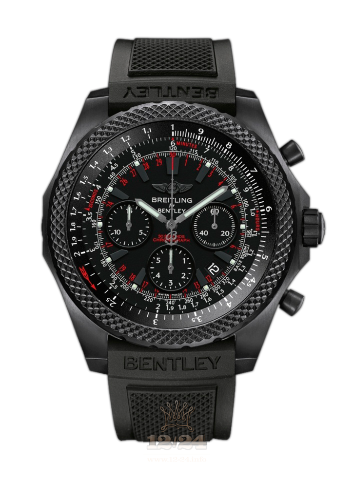 Breitling Breitling for Bentley Watch V2536722/BC45/220S/V20DSA.2 49 mm Titanium Case Black Dial