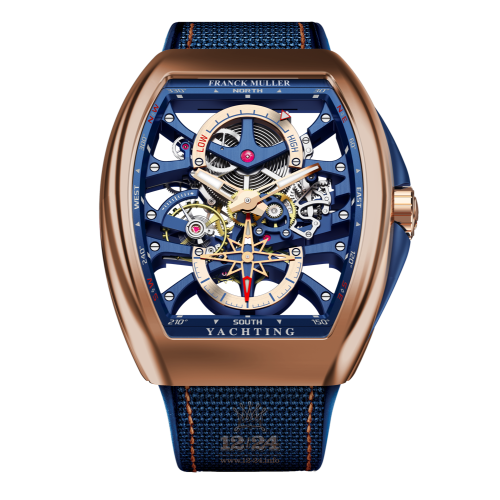 Franck Muller Vanguard Watch V 45 S6 PR SQT ANCRE FM YACHT 5N 44 mm Pink gold Case
