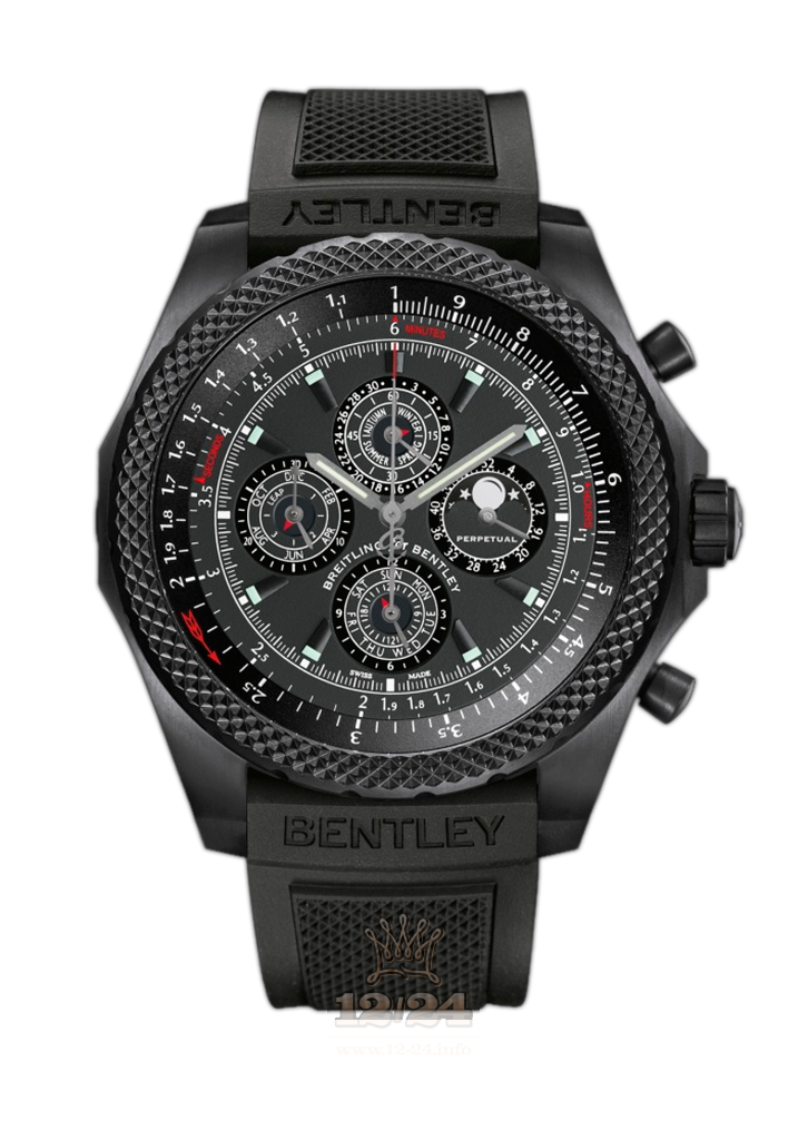 Breitling Breitling for Bentley Watch V2936422/BC47/220S/V20DSA.2 49 mm Titanium Case Black Dial