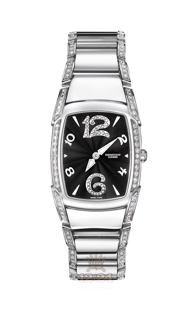 Parmigiani Fleurier Kalpa Watch PFC160-0021400-B00202 30 mm Stainless steel Case Black Dial