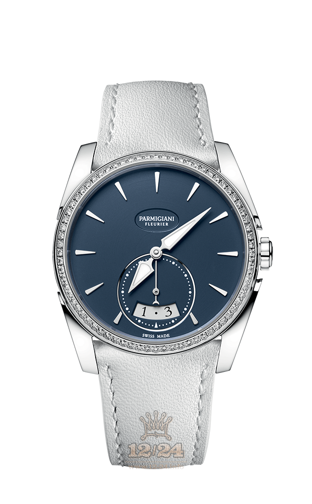 Parmigiani Fleurier Tonda Watch PFC273-0060600-XC2621 33 mm Stainless steel Case Dark blue Dial